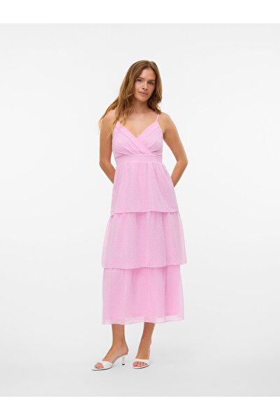 Vero Moda Kleid VMMELISA Langes Kleid