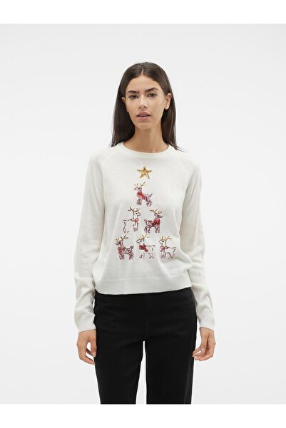 Vero Moda Strickpullover VMORNAMENTS/PYRAMIDE Strickpullover