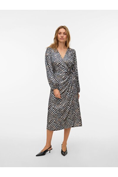 Vero Moda Kleid VMVINA Langes Kleid
