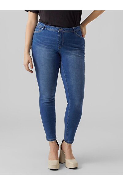 Veromoda Curve Jeans VMCFANYA Mid Rise Slim Fit Jeans