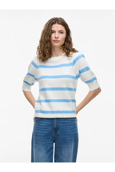 VILA Strickoberteil Gestreiftes