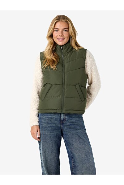 Noisy May Damen/Mädchen Combo Grüne Weste