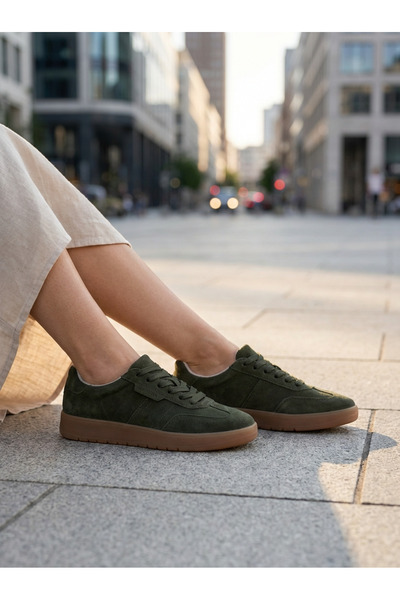 Lufian Jessı Women's Sneaker Shoes Khaki