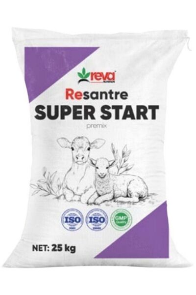 REVA Resantre Süper Start Kuzu ve Buzağı Konsantre Yem 25 KG
