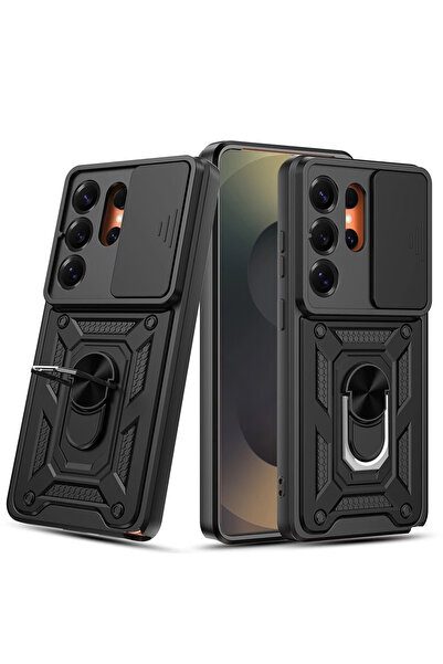 Rivor Case for Samsung Galaxy S26 Ultra with Camera Protection Sliding Ring S...