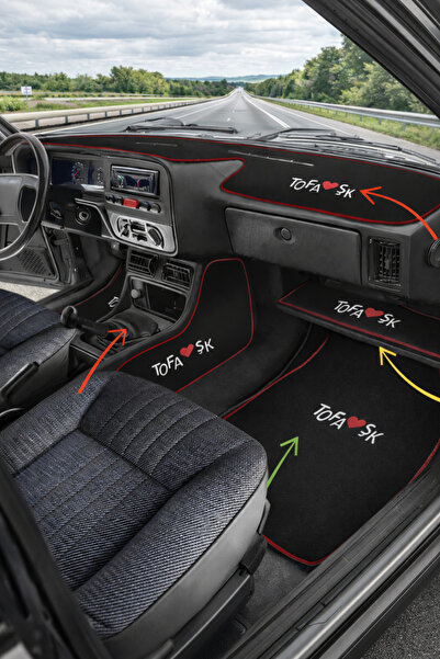 ulustekstil Tofaş Şahin Doğan Kartal ( Yüksek ) Oto Halı Paspas Seti - Torpid...