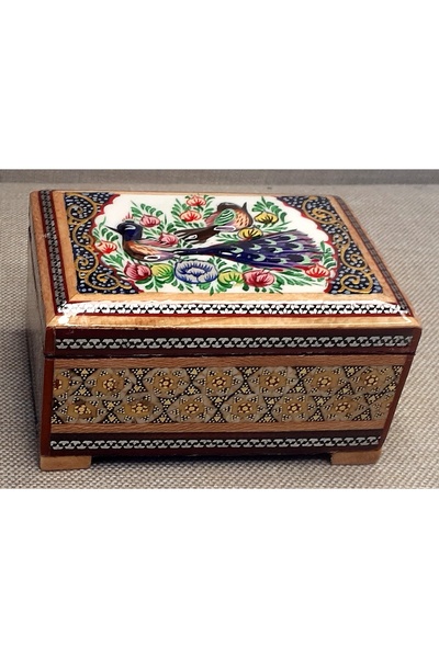 Arsita Hatem ve minyatür mücevher kutusu 8 x 11 cm