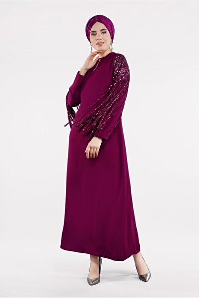 Alvina فستان مزين بالترتر 4507