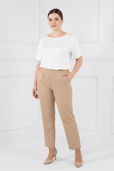 Alvina BELİ LASTİKLİ DÜZ KESİM PANTOLON 70453