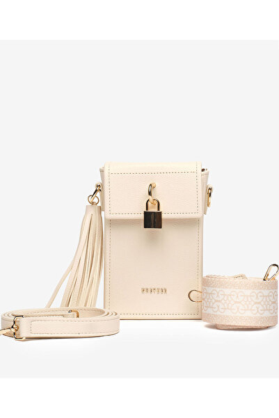 Greyder Kadın Ekru Çapraz Çanta 5Y2CN69706