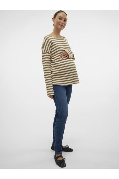 Mama Licious Umstandsjeans ve Skinny Fit Skinny Fit Mittlere Taille Jeans