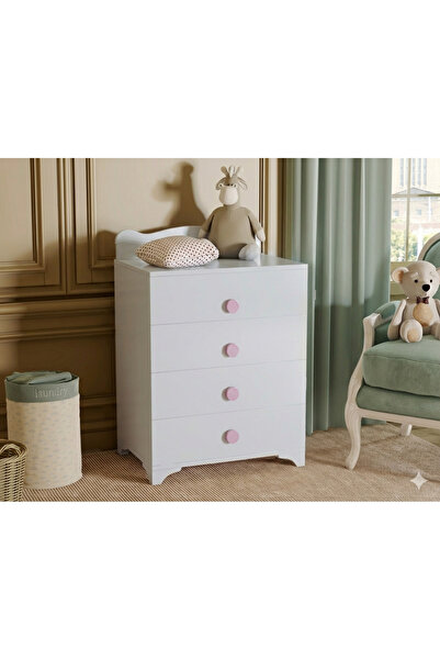 Patiko Furniture Sahra 4 Çekmeceli Şifonyer