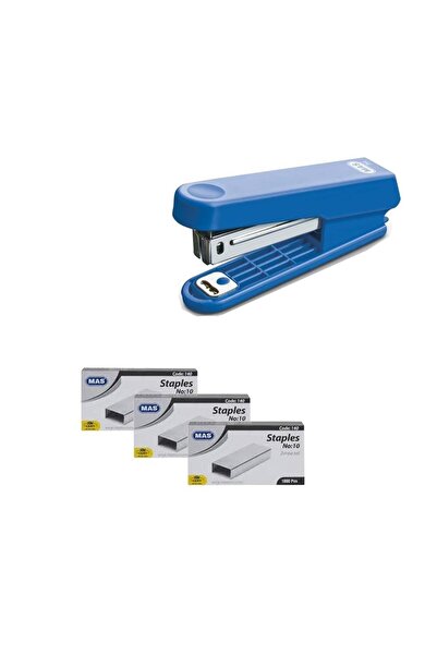 Mas 754 Staple Machine Basic Blue + 3 Pieces Staple Wire