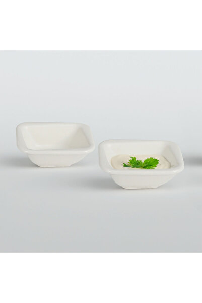 Güral Porselen Orlando 2 Adet 9x8 Cm Sos Tabağı