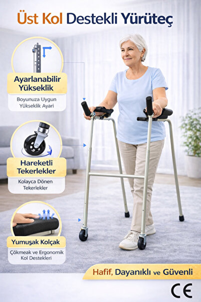 Serra's Ön Kol Dirsek Destekli Engelli Yetişkin Yürüteç Walker