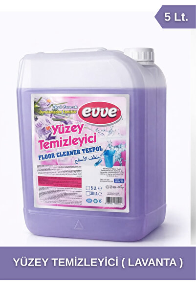 evve Çok Amaçlı Yüzey Temizleyici Lavanta Bahçesi 5 L - Fayans Parlatma , Ban...