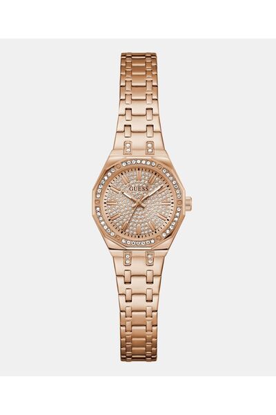 Guess Ladies Rose Gold Tone Analog Watch