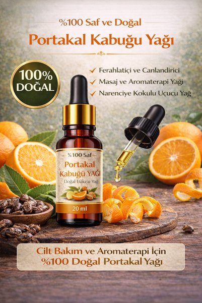 Biorganix l Portakal Kabuğu Yağı 20 ML Biorganix Life– %100 Doğal Uçucu Yağ C...
