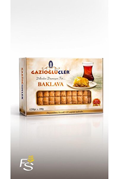 GAZİOĞLU ÜÇLER BAKLAVA EL YAPIMI TADINDA 1250gr