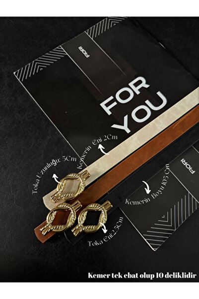 Fiori Curea de pantaloni de bază pentru femei, cu cataramă subțire de tip șar...