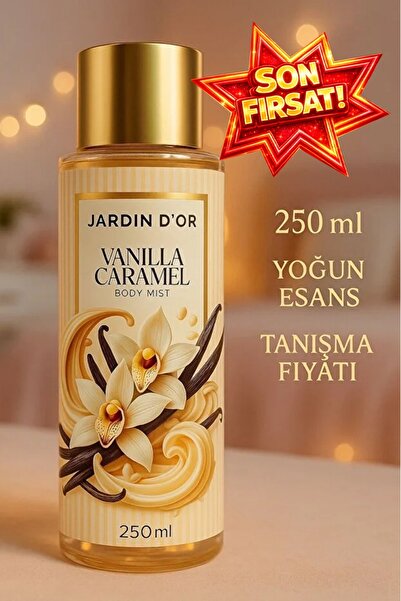JARDIN D'OR VANILLA CARAMEL BODY MIST / VANİLYA KARAMEL VUCÜT SPREYİ