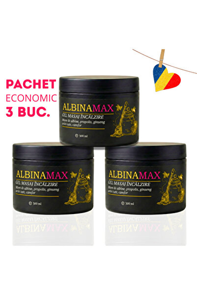 Ortofino Pachet 3x Gel Terapeutic Albina Max – dureri articulare