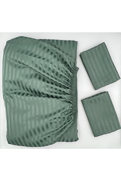 pınarhome collectıon Cearșaf de pat elastic din satin + husă de pernă cu husă...