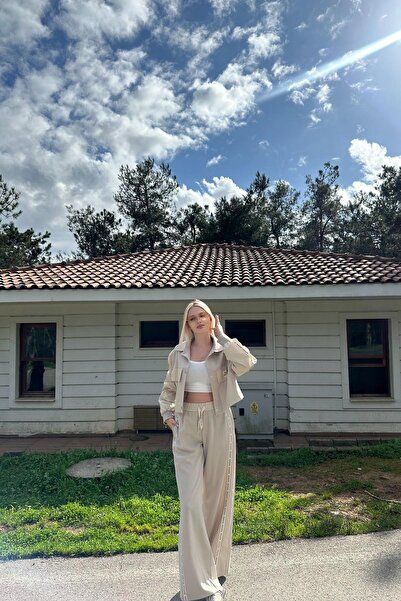 lizge giyim ŞERİT DETAYLI PANTOLON