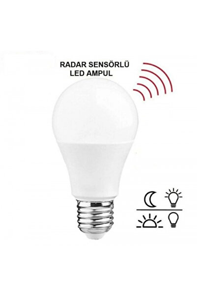 Cata 15w E-27 Radar Sensörlü Led Ampul BEYAZ Işık 6400k 1500lm 220 Volt