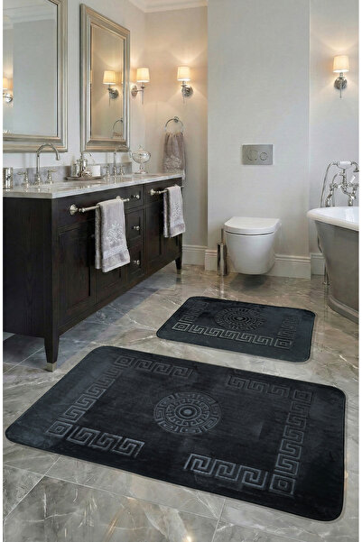 FeelHome Simav Deluxe Bază anti-alunecare, moale, absorbantă, 2 piese, covora...