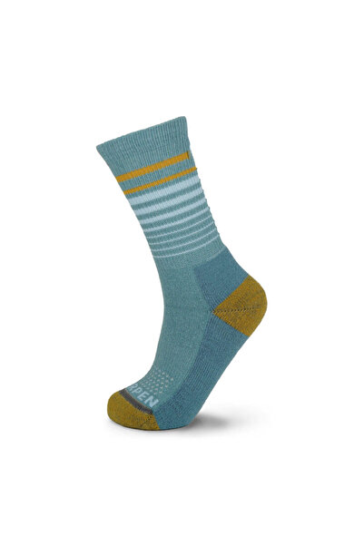Lorpen Mhmk Wool Hike Midweight Crew Kids Socks Blue