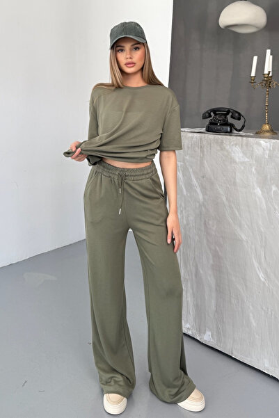 Balenbi Γυναικείο Modal υφασμάτινο κοντομάνικο αθλητικό σετ 1098