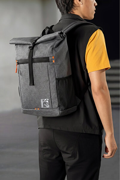 BRAGİ Original Light Gray Unisex Laptop School Course Camping Travel Trip Dai...