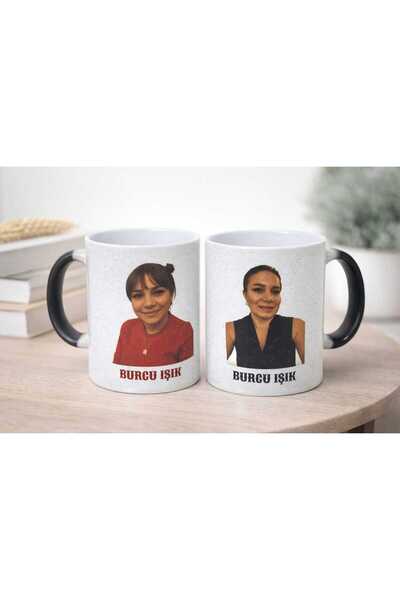 TGD_Designs Kişiye Özel Baskılı Fotoğraflı Simli Sihirli Kupa