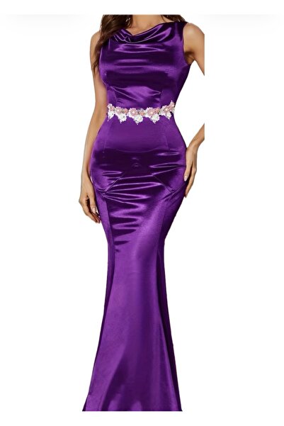 MDY-marketplace MDY simple elegant dress with floral detail