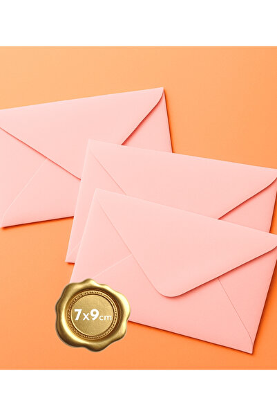 Bimotif Міні-конверти, 7x9 см, 50 шт. (ЯСНО-РОЖЕВІ)