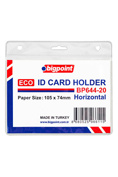 Bigpoint حقيبة إيكو كارت أفقية 105×74 ملم × 100 قطعة