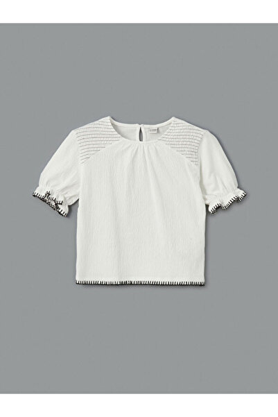 LC Waikiki Tricou pentru fete cu guler Roba Zero, Sparkly Choices, de la Shin...