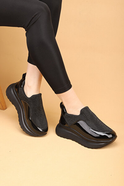 Nilsa Shoes Γυναικεία ορθοπεδικά παπούτσια για περπάτημα με πέτρινο σχέδιο