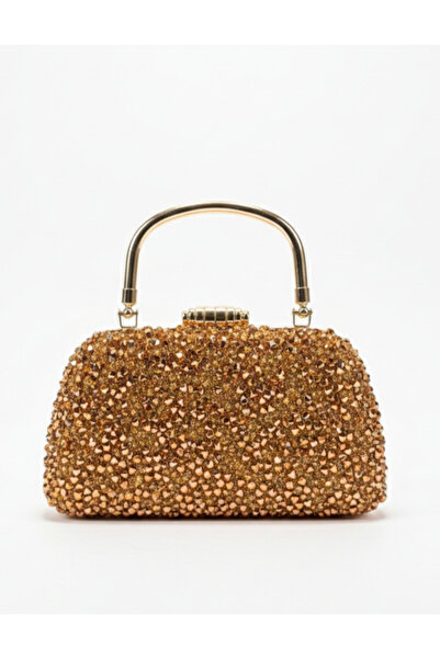 Çanta Trend حقيبة يد نسائية من حجر الورد المصبوب بالكريستال وحقيبة فستان سهرة...