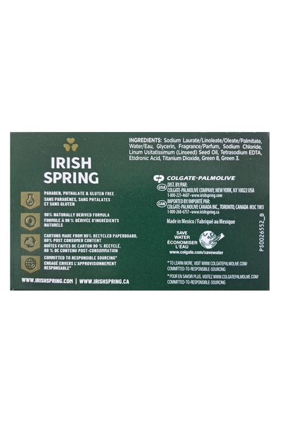 Irish Spring Fragrant Solid Soap 113 Gr