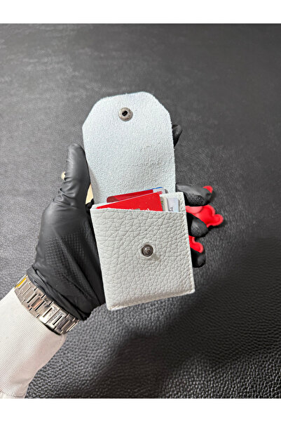 NZCLUB Hakiki vegan mavi Şık Kaliteli Kartlık Cüzdan