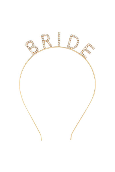 Skygo حجر كريستال وداع 16x10 سم - عازبة وتاج ذهبي ذهبي مستورد