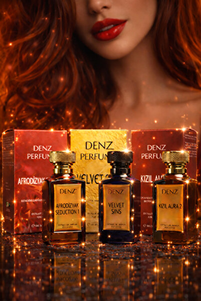 Denz Perfume BAŞTAN ÇIKARICI 3’LÜ TUTKULU AŞIRI İDDİALI KADIN PARFÜM SETİ %40...
