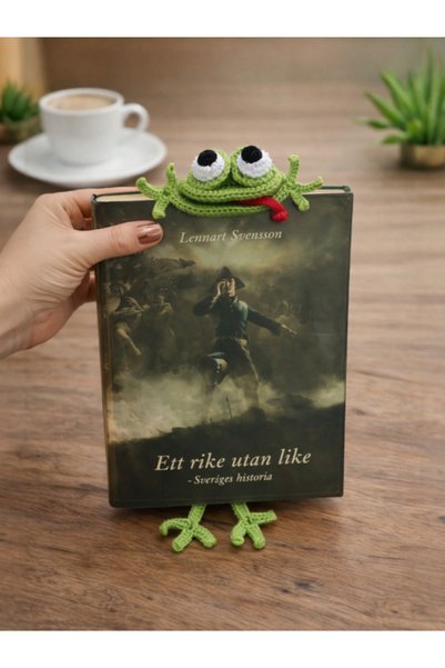 Funlife Scrapbook Amigurumi Handmade Frog Bookmark