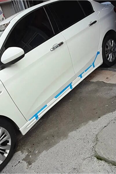 DEMİRTUNİNG FİAT EGEA SEDAN/HB UYUMLU BEYAZ BOYALI FİBER MARŞPİYEL YAN ETEK