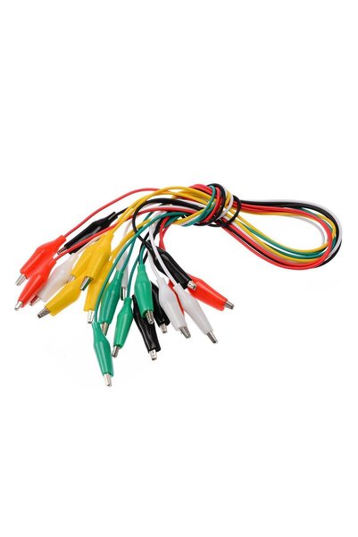 Generic Brand Wired Crocodile Test Cable Large Size Crocodile Tip 10 Pieces