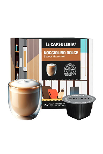 La Capsuleria Nocciolino, 16 Dolce Gusto compatible capsules, La Capsuleria