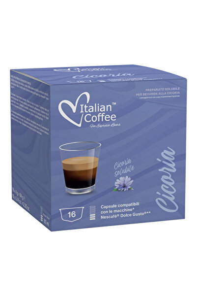 Italian Coffee Cafea Cicoare, 16 capsule compatibile Dolce Gusto, Cafea Italiană