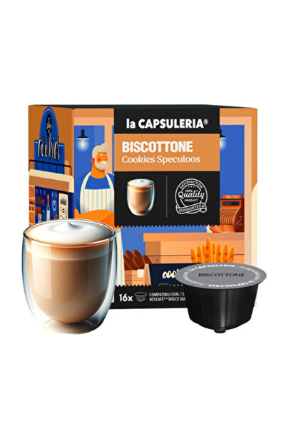 La Capsuleria Cookies Speculoos, 16 capsule compatibile Nescafe Dolce Gusto, ...